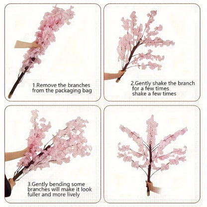 Artificial Cherry Blossom Tree – Handmade Pink Floral Decor for Indoor & Outdoor Events