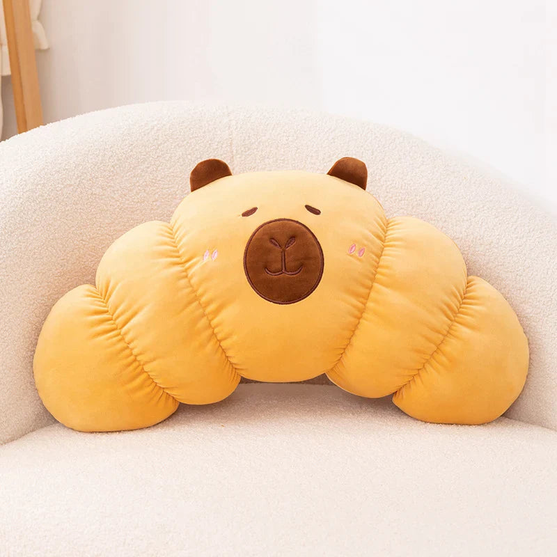 New Cartoon Egg Stuffed Toy – Breakfast Bread & Toast Plush Doll, Fun Pillow for Baby Comfort & Xmas Gifts