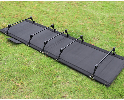 Portable Foldable Camping Cot - Single Person Outdoor Folding Bed, 330LB Capacity, Compact for Picnic & Camping