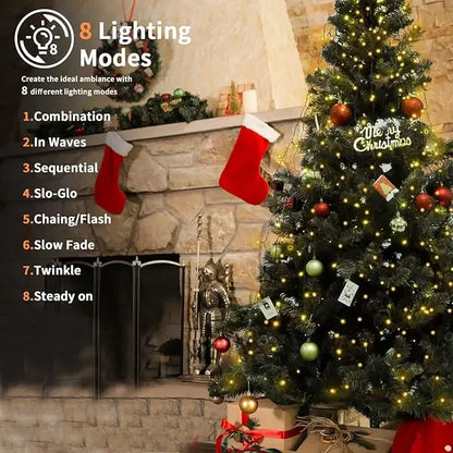 LED Christmas Tree String Lights – 1.5M/2M/3M Waterfall Garland for Patio, Garden, and Holiday Decoration 2025