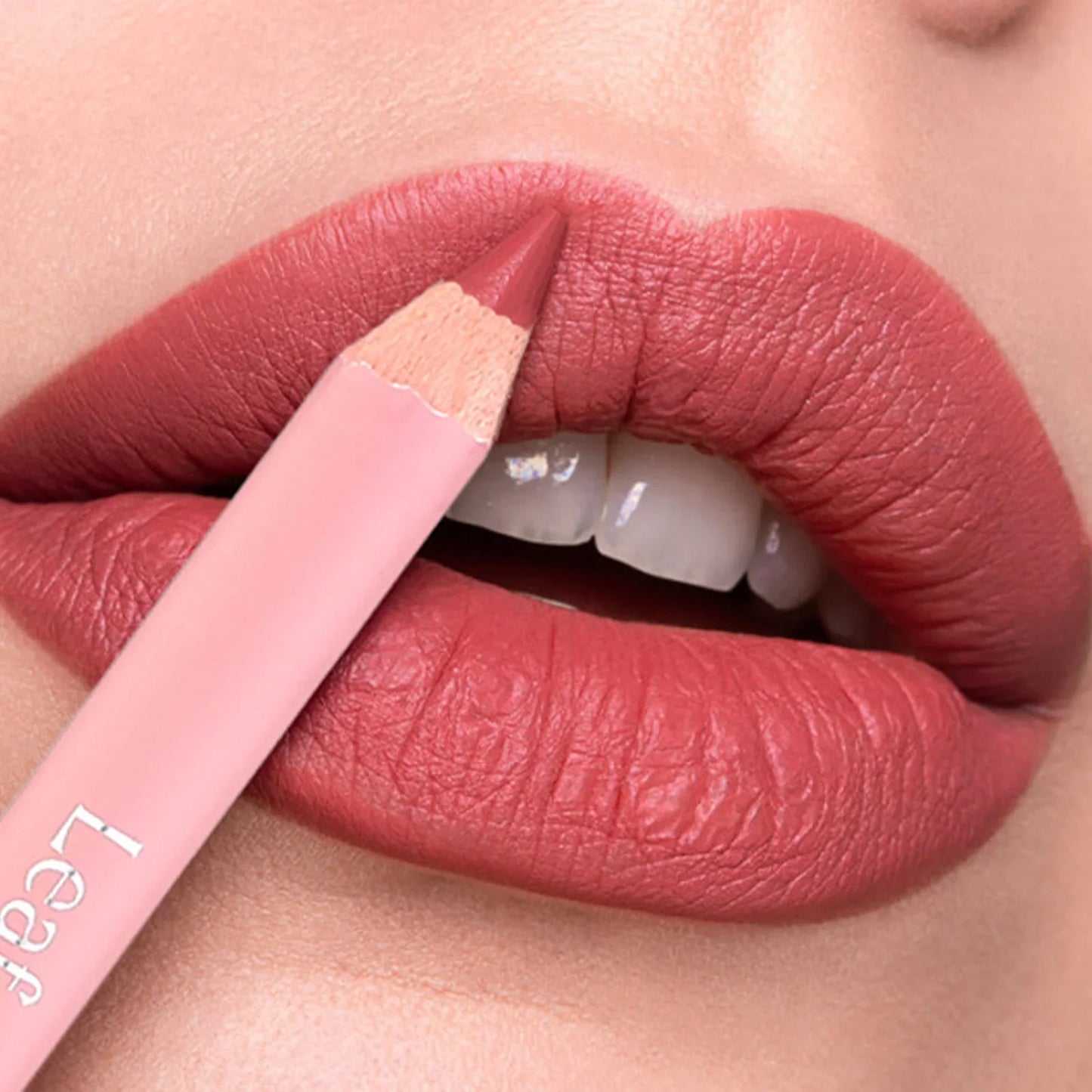 12-Color Matte Lipliner Pencil – Waterproof, Plumping Lip Liner for Natural Nude & Pink Shades | Professional Lip Contour Makeup