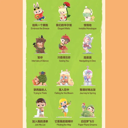 POPMART Hand In Hand Series Anime Blind Box Action Figure Collectible Desktop Doll Gift