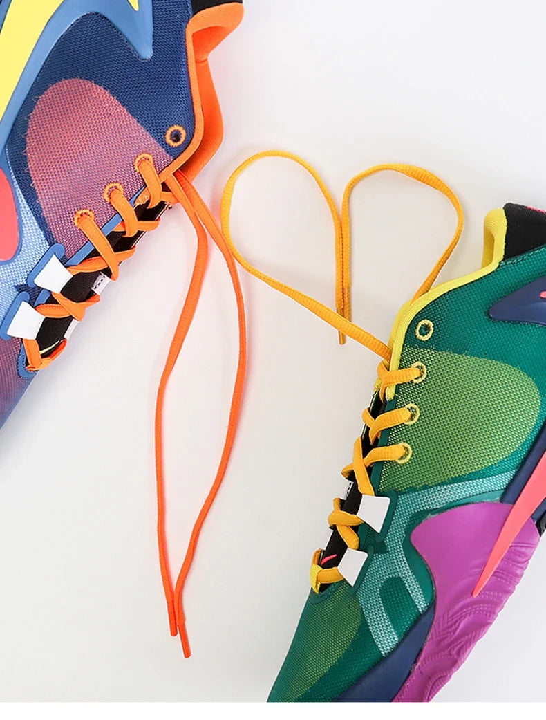 Oval & Semicircle Sneakers Shoe Laces – Classic Woven Round Shoelaces for Adult Unisex Casual & Sports Shoes