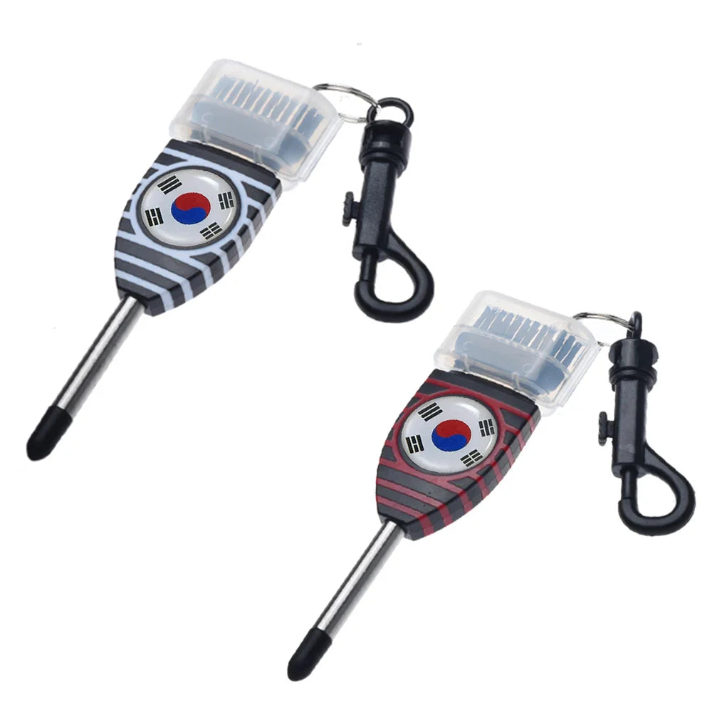Golf Grooving Sharpening Tool – Alloy Wedge Cleaner with Brush for Golf Groove Maintenance
