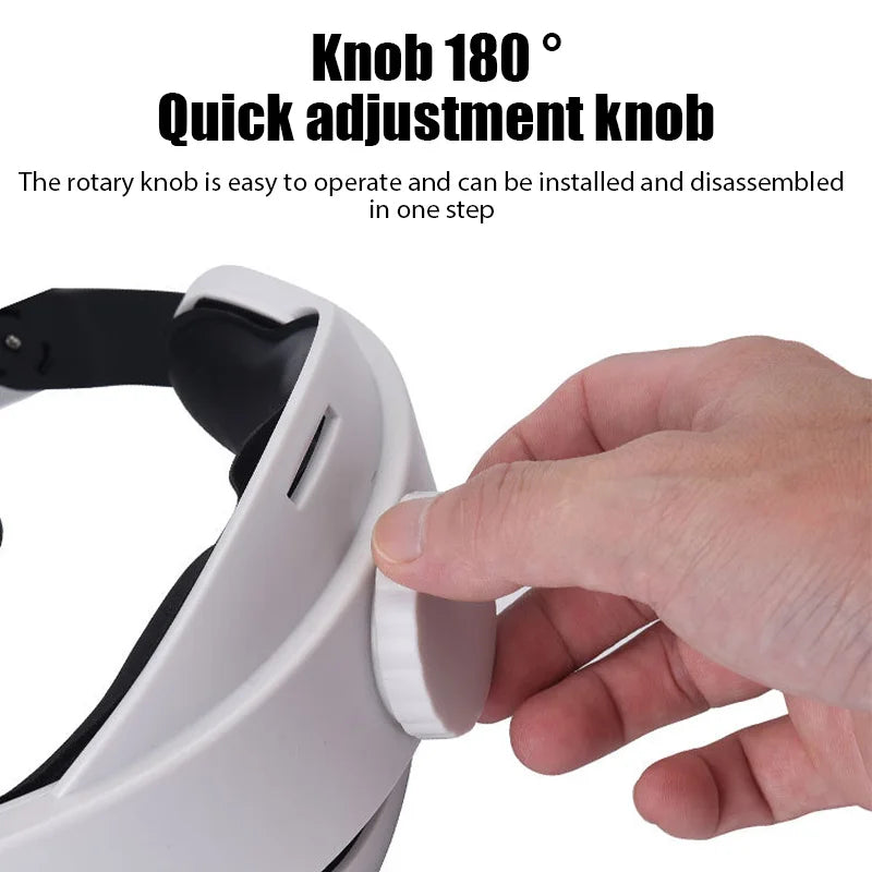 Adjustable Head Strap for Oculus Quest 2 – Comfortable VR Headwear Replacement Accessory