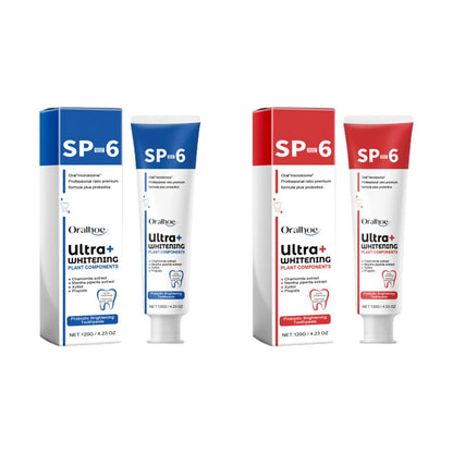 SP6 Probiotic Whitening Toothpaste – Stain Removal, Fresh Breath & Yellow Teeth Reduction for Daily Oral Care