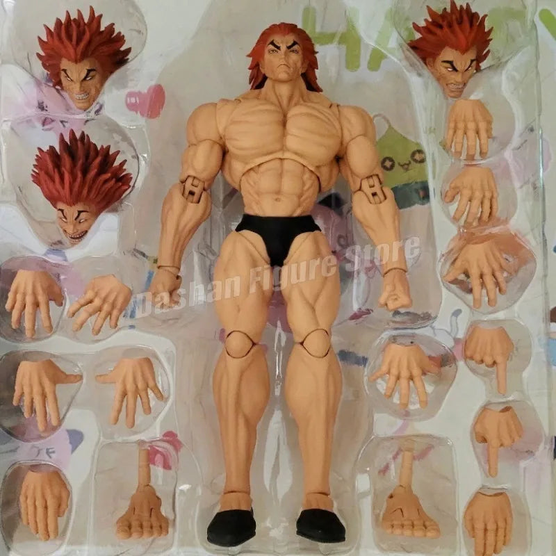ST Baki Hanma Son of Ogre Action Figure – Hanma Yuujiro PVC Fighting Anime Model Toy Collection Gift