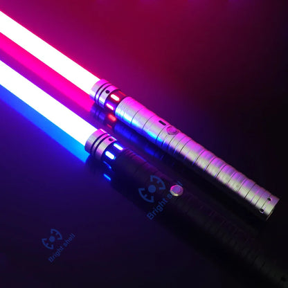 RGB Metal Lightsaber Toy – 15-Color Changing Laser Sword with Sound Effects, Force FX Jedi Blaster Gift for Kids