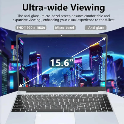 15.6" Laptop — Intel i7-8500Y, 16GB RAM, 1TB SSD, Windows 11 Pro Notebook with Fingerprint Unlock for Office & Gaming
