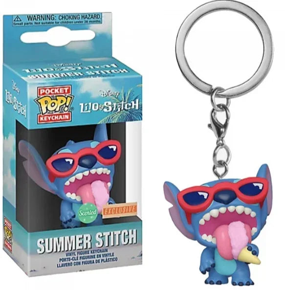 Funko Pocket Pop Keychains 22 Styles – Mickey, Minnie, Donald, Stitch, Angel, Elvis, Lilo & Scrump Vinyl Figure Toys