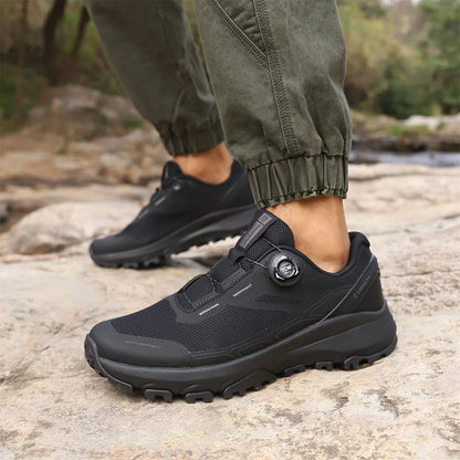 Baasploa Men’s Hiking Shoes – Breathable Outdoor Climbing & Walking Sneakers, Non-Slip & Durable