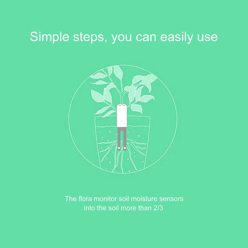 HHCC Smart Flower & Flora Monitor - Garden Care Plant Soil Water Fertility Sensor for Xiaomi Mijia