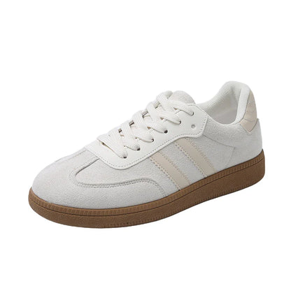 Women’s Casual Lace-Up Shoes | Lightweight Anti-Slip Flat Sneakers for Outdoor Walking