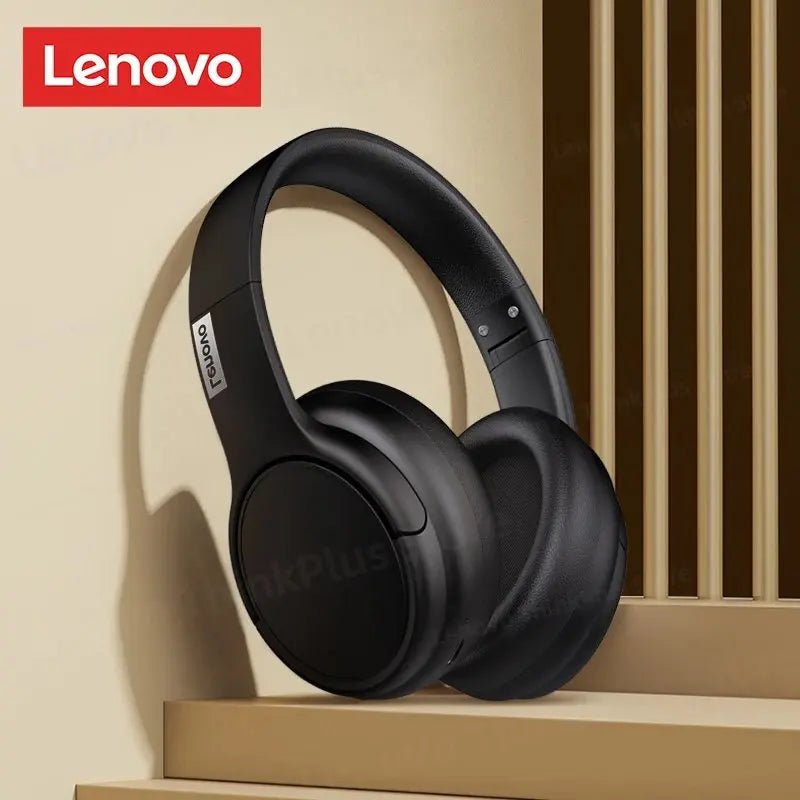 Original Lenovo TH20 Wireless Bluetooth 5.3 Headphones - Dual Mode, Foldable Sport Headset, Music & Gaming Earphones