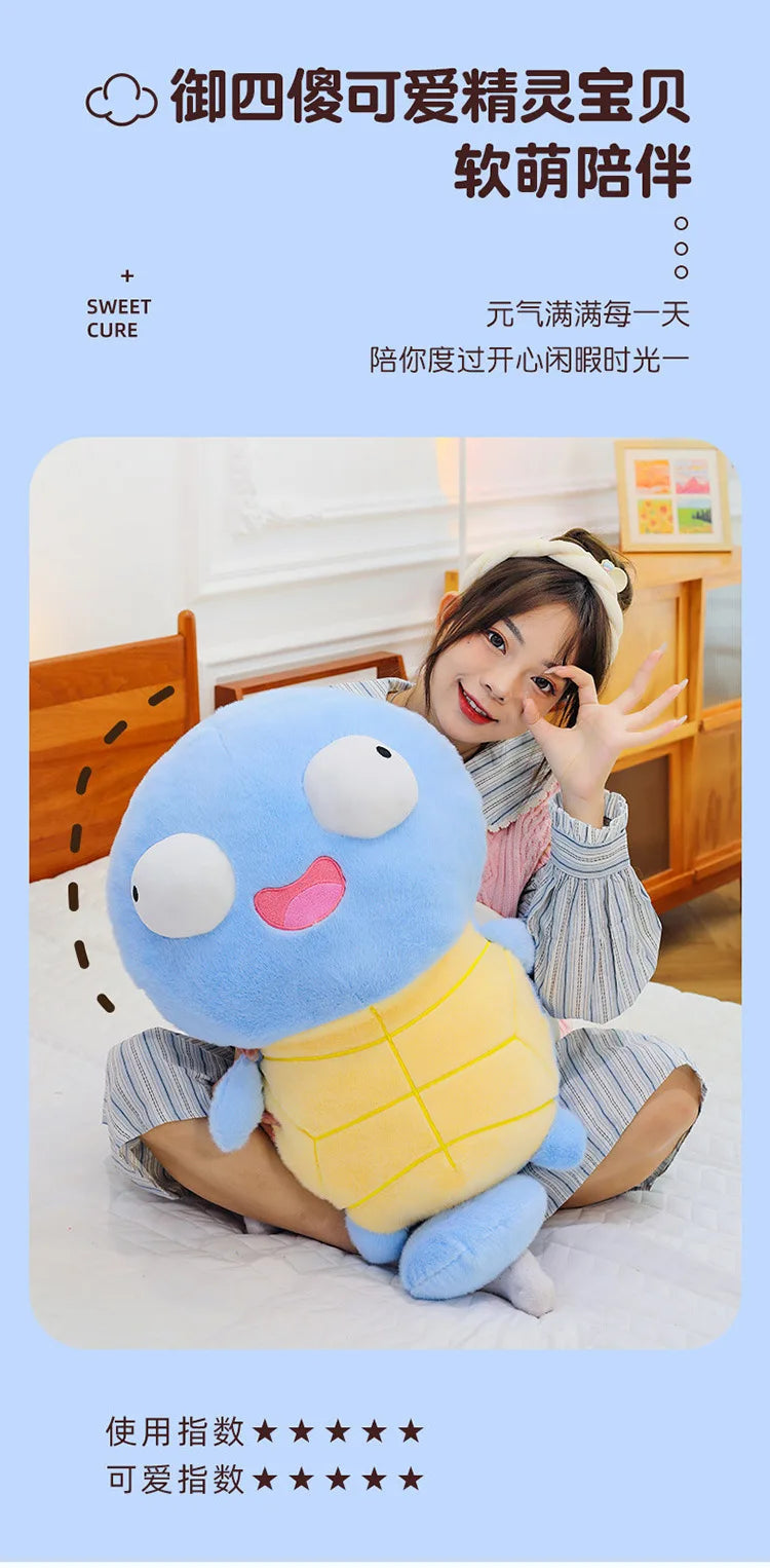 23/30/45cm Pokemon Plush Toys — Cute Soft Turtle & Little Fire Dragon Pillow Dolls for Children, Christmas Gift