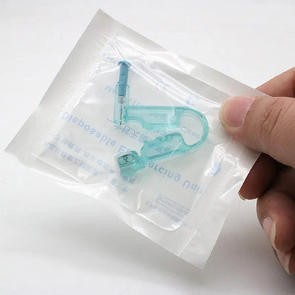100PCS Disposable Ear Piercing Gun Kit with Sterile Nose & Ear Studs, Safe Body Jewelry Tool