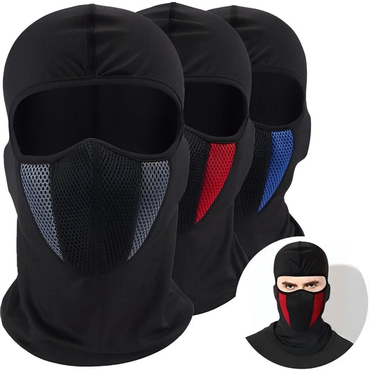 Breathable Motorcycle Balaclava – Full Face Skullies Cap for Motocross, Moto Riding & Helmet Use