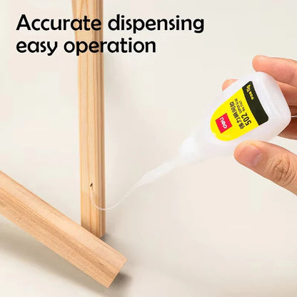 1-3pcs 502 Super Glue - Instant Quick-Drying Cyanoacrylate Adhesive for Leather, Rubber, Wood, and Metal, Strong Bond Liquid Glue