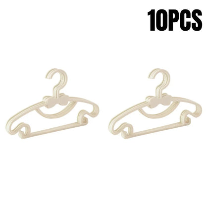 5-50PCS Baby Plastic Hangers – Kids Clothes Storage Rack for Nursery, Toddlers & Infants, Portable Home Use