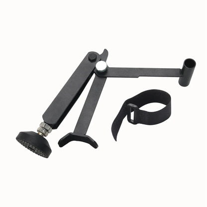Motorcycle Folding Lift Stand - Heavy-Duty, Stable Crane Frame with Upgraded Armrest for Enhanced Support