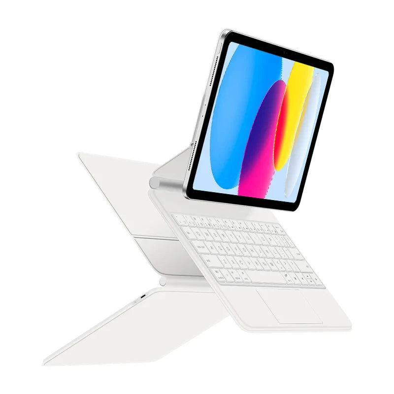 Magic Keyboard for iPad Pro 11/12.9, Air 4/5 & iPad 10th Gen – Smart Magnetic Case & Cover