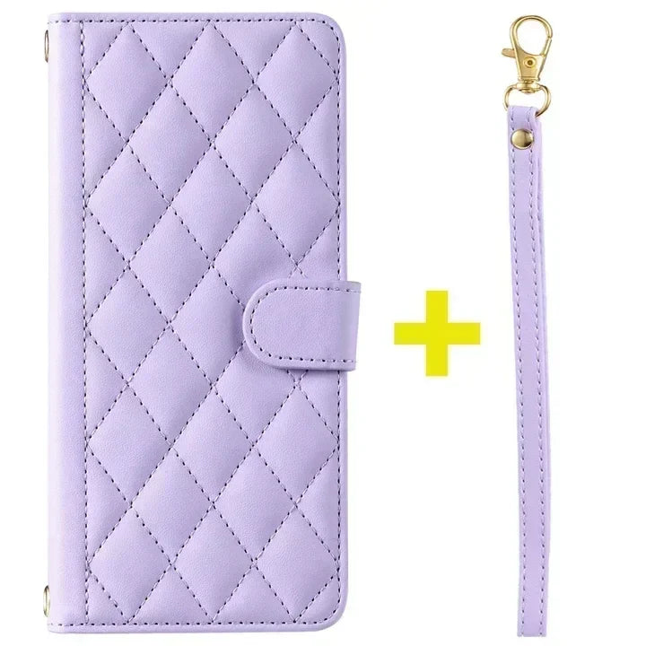 Xiaomi Redmi Note 11 Series Leather Flip Case – Crossbody Wallet Cover for Note 11 Pro 5G/11S/11E/10S/10T/9S/8 Pro