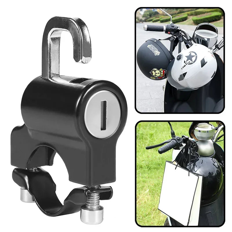 Multifunctional Electric Bike Helmet Lock – Anti-Theft Bicycle Helmet Security Lock Head Fixing Mount Accessory