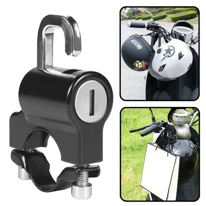 Multifunctional Electric Bike Helmet Lock – Anti-Theft Bicycle Helmet Security Lock Head Fixing Mount Accessory