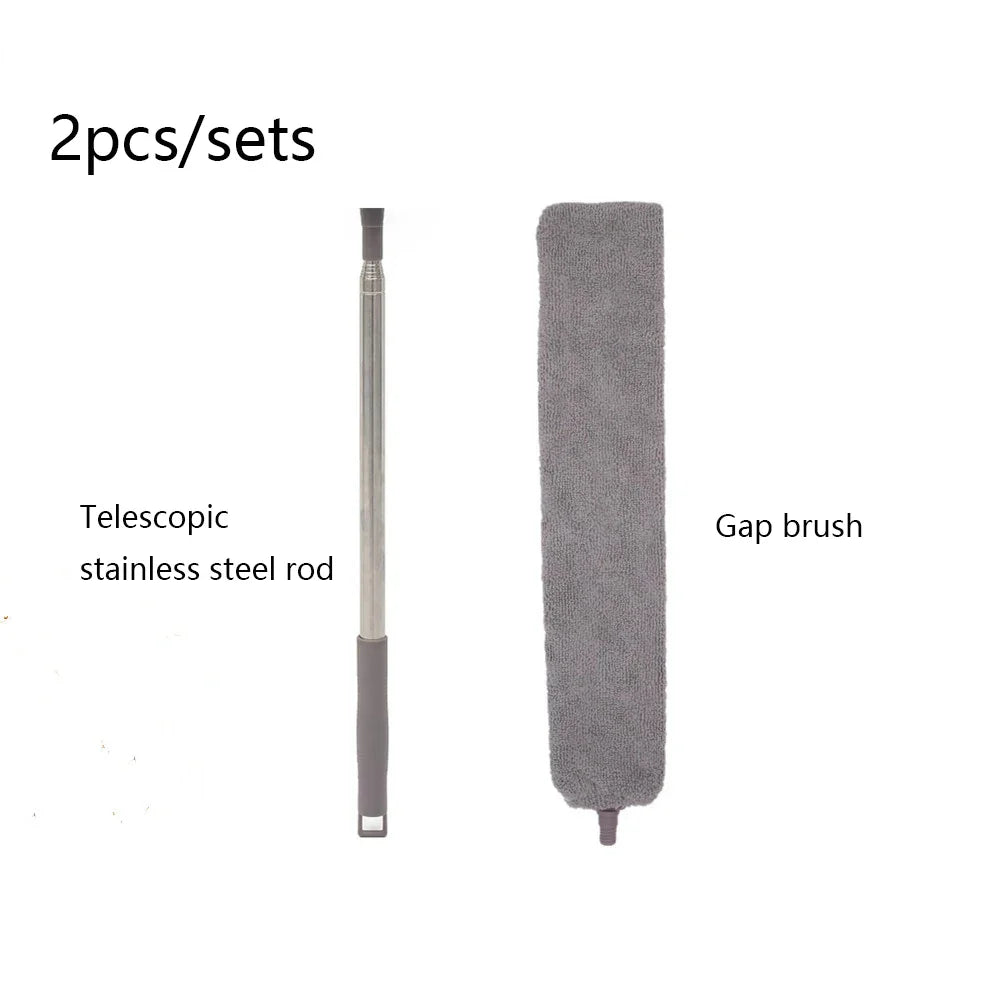 Telescopic Microfiber Duster – 250cm Extendable Washable Brush for Spider Web & Dust Cleaning