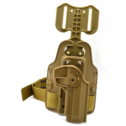 Outdoor Tactical Thigh Drop Leg Holster - Compatible with Glock 17, Beretta M9, Colt 1911, PX4 Storm for Hunting