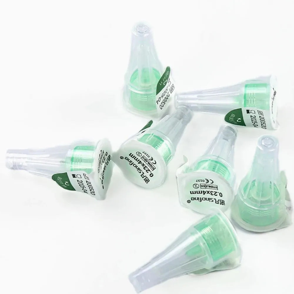 10-200PCS Insulin Cartridges — Magic Pen & Lilly Injection Pen Tips, 32G/31G (0.23x4mm, 0.25x6mm/8mm)