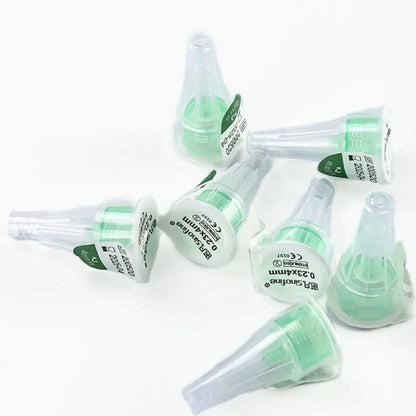10-200PCS Insulin Cartridges — Magic Pen & Lilly Injection Pen Tips, 32G/31G (0.23x4mm, 0.25x6mm/8mm)