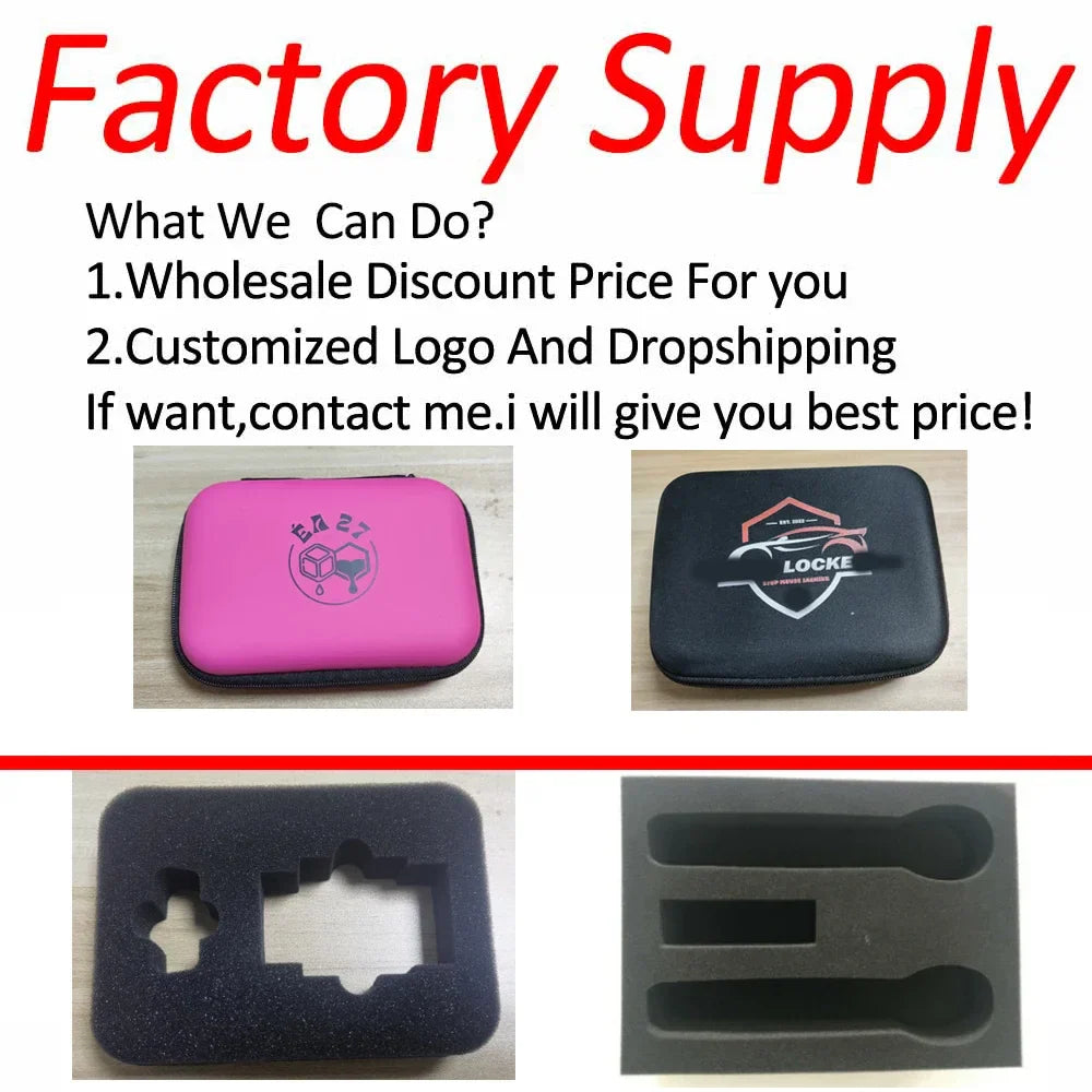 DIY Foam Hard Carry Case Storage Bag – Shockproof Travel Zipper Organizer for Camera & Outdoor Tool Accessories