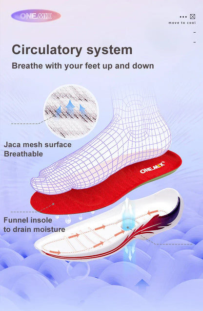 ONEMIX Women's Air Cushion Running Shoes - Lightweight Breathable Mesh Sneakers for Outdoor & Fitness