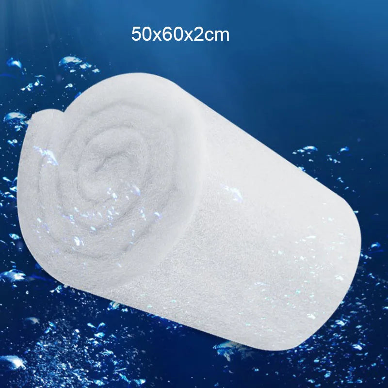 Super Thick Biochemical Aquarium Filter Cotton - Sponge Foam for Fish Tank, Bio Skimmer