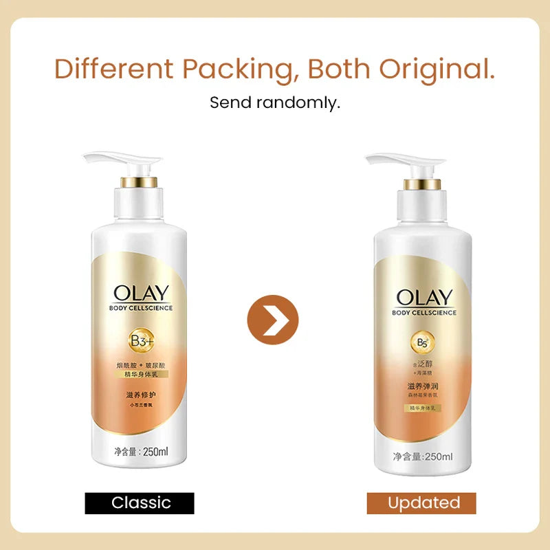 OLAY Body Cellscience Nourishing Lotion – Forest Berry & Rich Tuberose Flavors, 250ml/340ml Options