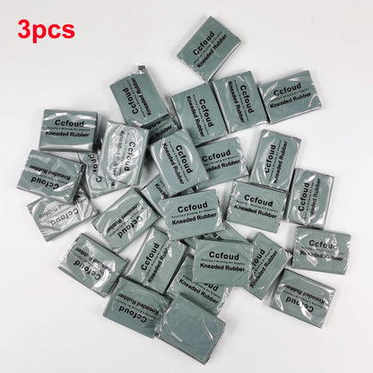 Grey Plastic Kneaded Eraser Set (3/6/10/20/36pcs) – Soft Rubber Art Erasers for Sketching, Drawing, Blending, Shading & Highlighting for Artists and Adults