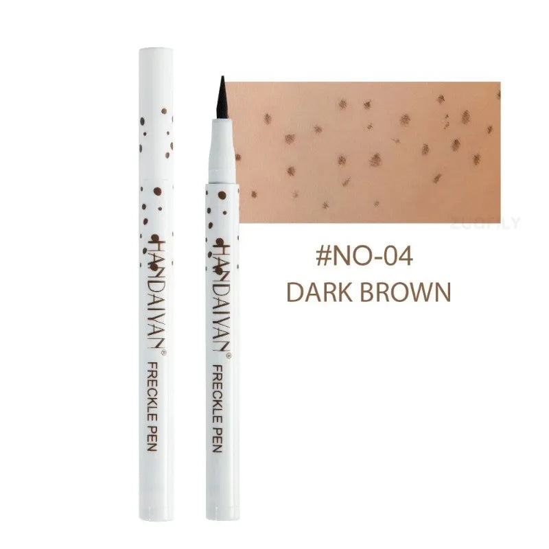 Face Fake Freckles Pen – Natural Waterproof Lifelike Dot Spot Makeup Tool for Long-Lasting Look