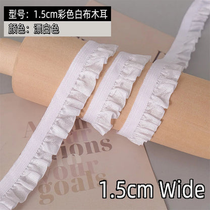 5m Elastic Lace Trim Ribbon for Dress Decoration, DIY Sewing & Crafts