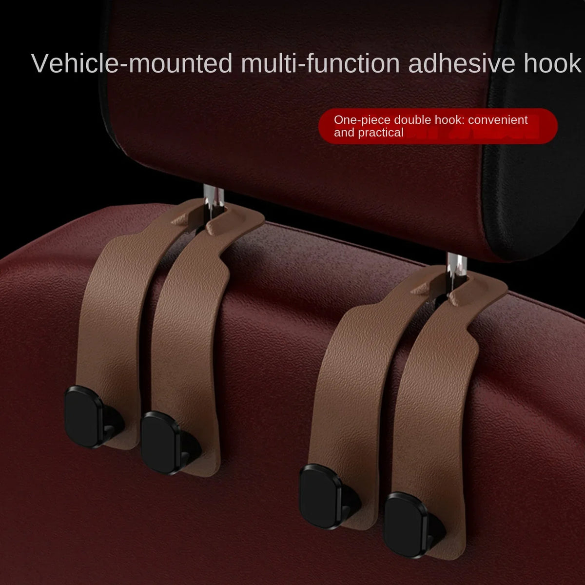 Multi-Function Car Seat Back Hook Organizer – Creative Rear Seat Hanger for Bags, Groceries, Purses & Vehicle Storage Accessories