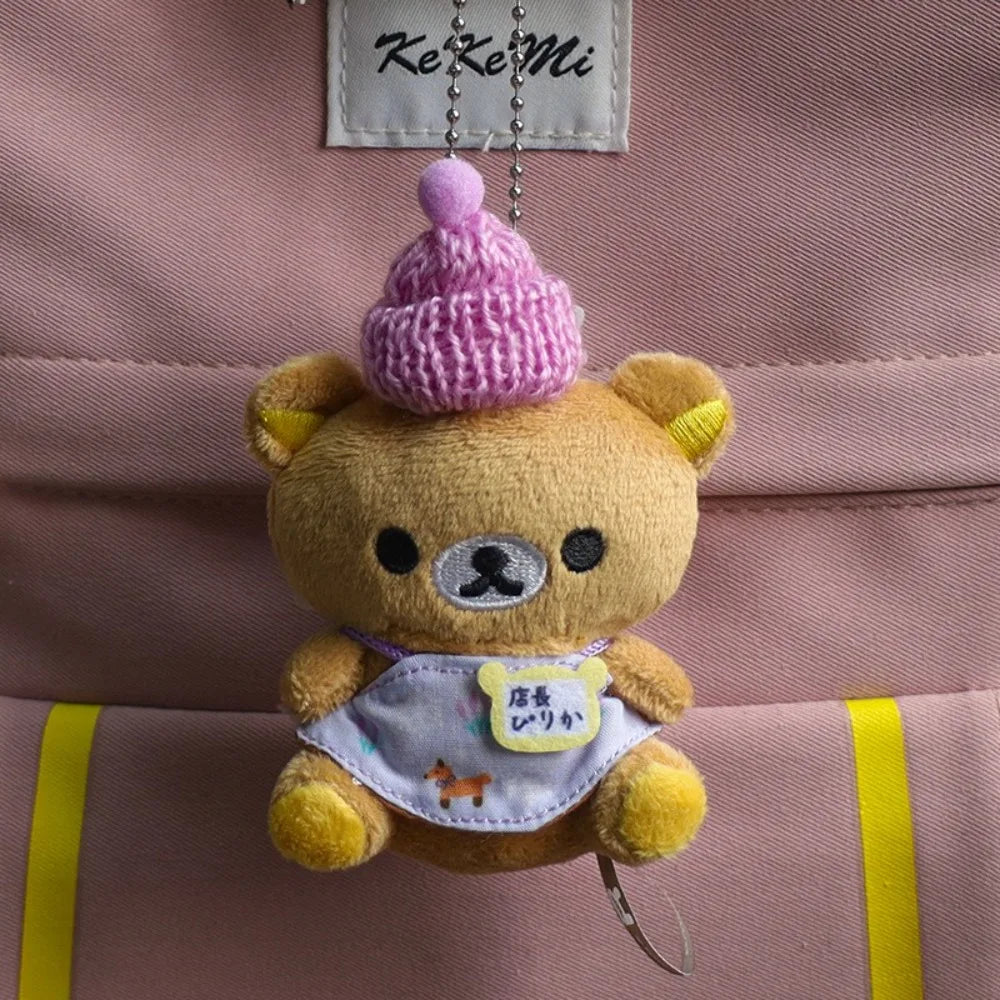 20th Anniversary Cute Bear Plush Pendant - Cartoon Baby Hug Stuffed Toy & Gift񎟂