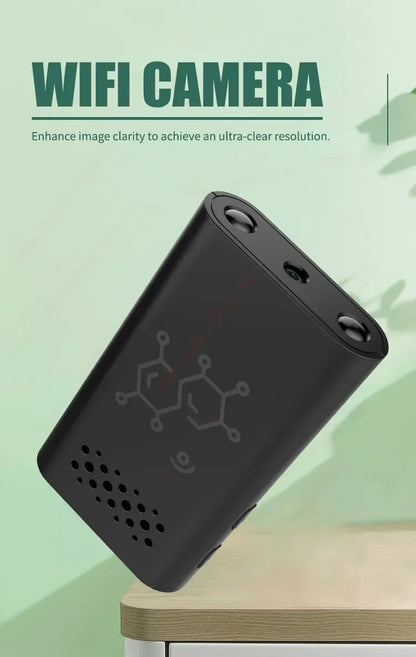1080P HD Mini WiFi Security Camera with IR Night Vision and Remote Home Monitoring