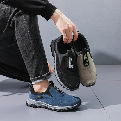 High-Quality Indestructible Men's Sneakers – Lightweight Breathable Running Shoes, Anti-Slip Outdoor Footwear