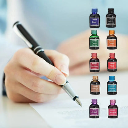 20/30ml Fountain Pen Ink – High-Quality Pure Color Ink for Calligraphy, Writing, and School Stationery