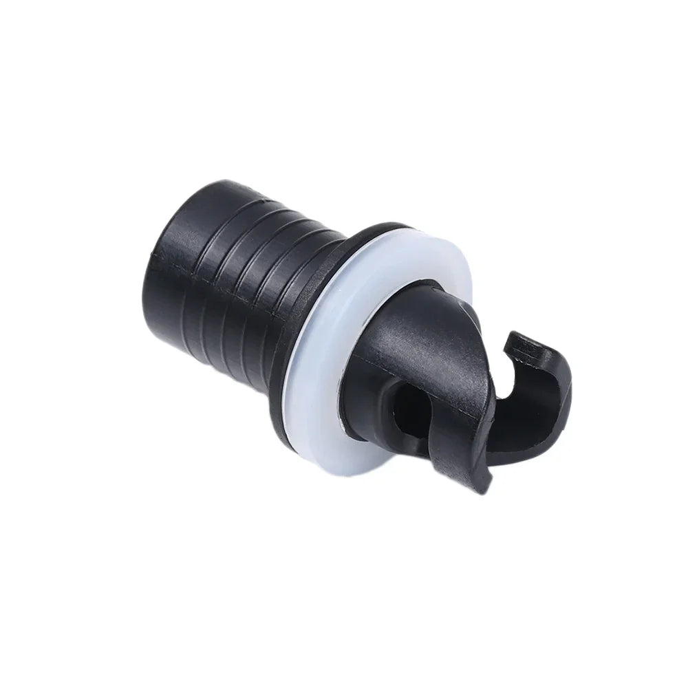Water Sports Inflatable Boat Connector – PVC Nylon Air Valve Caps, Screw Hose Adapter & Raft Foot Pump for Fishing Kayak Accessories
