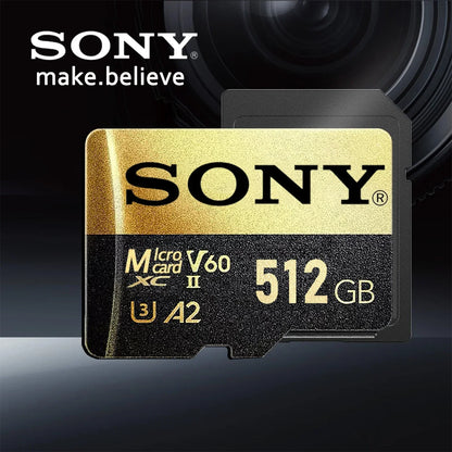 SONY High-Speed 1TB Micro SD Card — Mini MicroSD Memory Card for Xiaomi, Camera & PC (1TB/512GB/256GB/128GB)