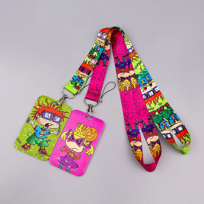 Animated Comedy Lanyard — Key Neck Strap for ID Card, Cell Phone, Badge Holder, Keychain Accessories & Gifts