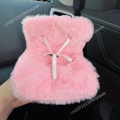 Labubu 15-17cm Car Doll Seat — Cute Doll Air Outlet Aromatherapy Decoration for Car Interior
