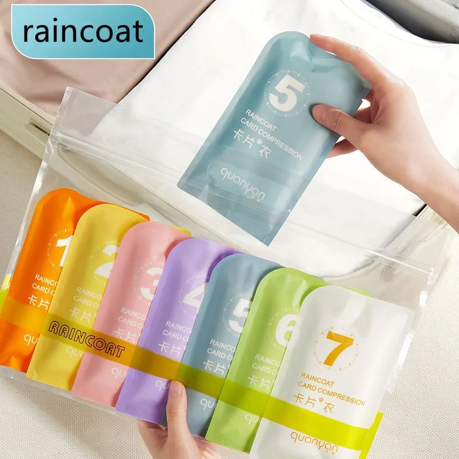 Waterproof Portable Raincoat for Travel and Outdoors - Thickened, Disposable Rainwear for Men and Women, Ideal for Camping and Travel Essentials