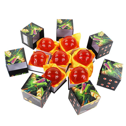 Dragon Ball Z Crystal Ball Figures – 1-7 Star Shenron Wish Balls, 3.5-7.6cm Anime Collectible Desktop Toys